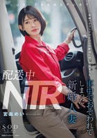 配送中ＮＴＲ　既婚ベテランドライバーの配送に付いて回るうち　車中でおそわれてしまった新婚人妻／宮島めい　DVD　パッケージ