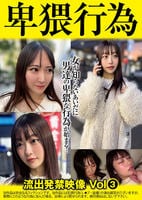 卑猥行為　流出発禁映像　３　　DVD　パッケージ