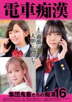 電車痴漢　集団鬼畜たちの痴漢　１６　　DVD　パッケージ