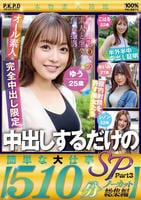 中出しするだけの簡単な大仕事ＳＰ　Ｐａｒｔ３　【５１０分ノーカット総集編】　　DVD　パッケージ