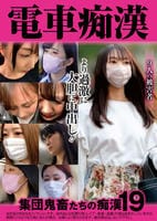 電車痴漢　集団鬼畜たちの痴漢　１９　　DVD　パッケージ