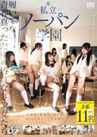 履いてない青春真っただ中の汚れなき少女たち　私立ノーパン学園　　DVD　パッケージ