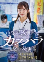 市役所の窓口勤務の青空さんは悪質なカスハラ親父の肉便器です。平凡で真面目な同僚が性処理ペットに成り下がる姿に思わずクズ勃起　青空ひかり　　DVD　パッケージ