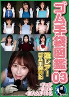 ゴム手袋図鑑　０３　・フェラ・手コキ・素人女子１０名　　DVD　パッケージ
