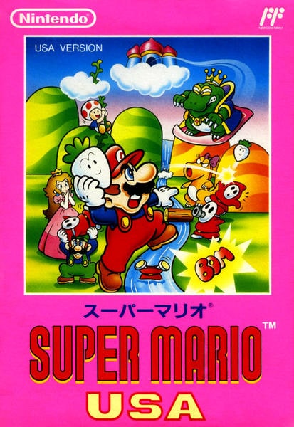 スーパーマリオUSAのジャケット写真