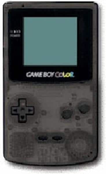 ゲームボーイカラークリア　ブラック￼ gameboy color black