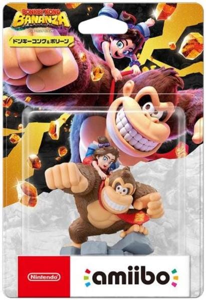 Switchドンキーコングシリーズ 3本セット！ Switch「amiibo ドンキーコング＆ポリーン（ドンキーコング