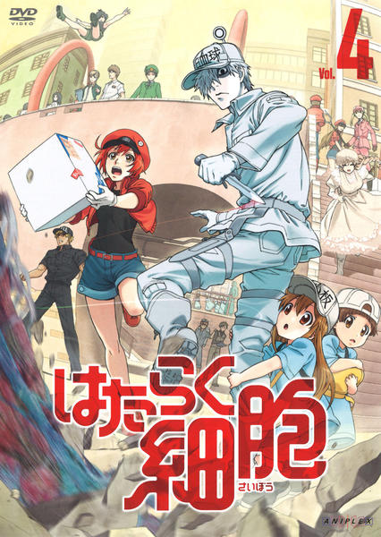 はたらく細胞 DVD 2期 4巻セット Z000065 レンタルUPDVD はたらく細胞!!（2期） 4（7話、8話） ※ケース