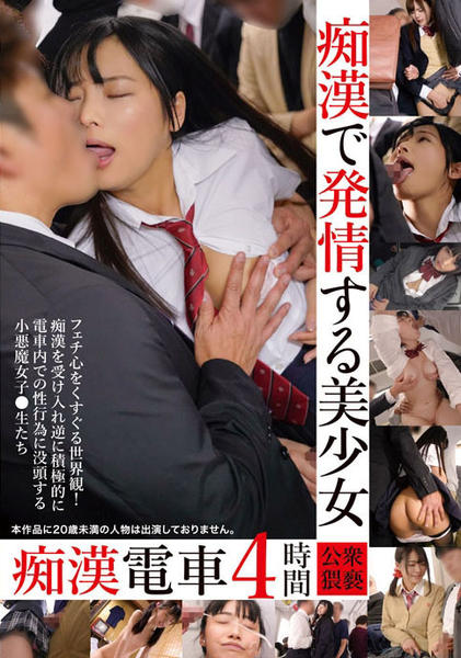 痴漢　電車 DVD「痴漢で発情する美少女 痴漢電車 ４時間」作品詳細 - GEO Online/ゲオオンライン