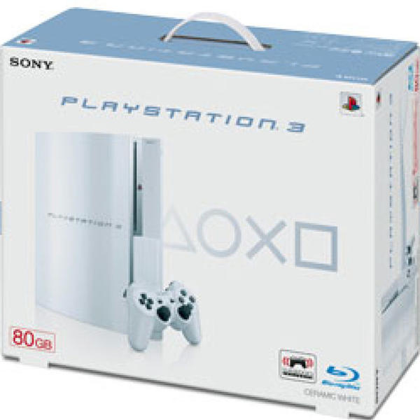 PS3  CECHH00 CW 40G セラミックホワイト PLAYSTATION 3 (40GB) PS3 sony Ceramic white CECHH00 japan with box