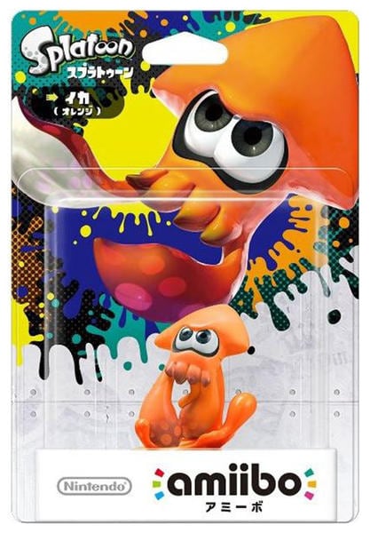 Switch「amiibo イカ【オレンジ】（スプラトゥーンシリーズ