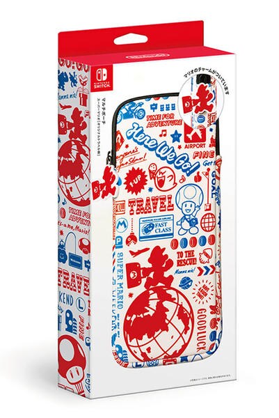 Switch「マルチポーチ スーパーマリオ［オリジナルトラベル柄］」作品