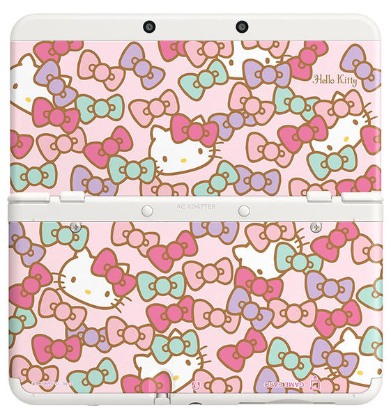 3ds ｎｅｗニンテンドー３ｄｓ きせかえプレートパック ハローキティ 作品詳細 Geo Online ゲオオンライン